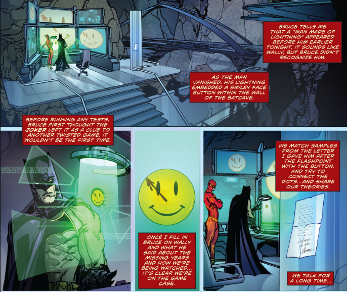 Flash-Batman-Comedian panels