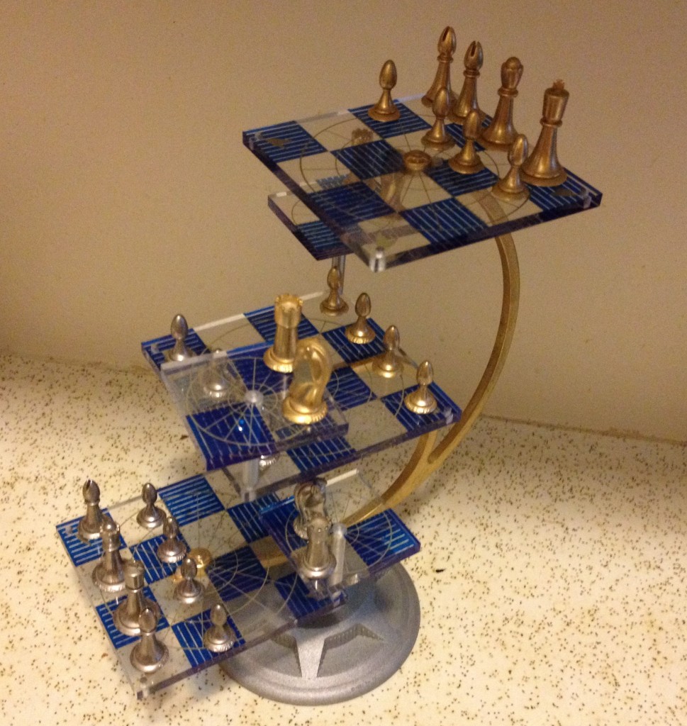 star trek 3d chess board