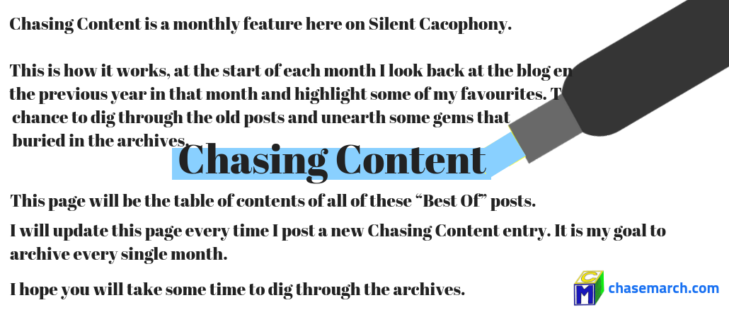 Chasing Content - November 2018