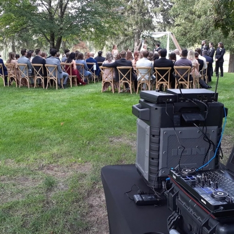 Outdoor Ceremony – DJ Chase March